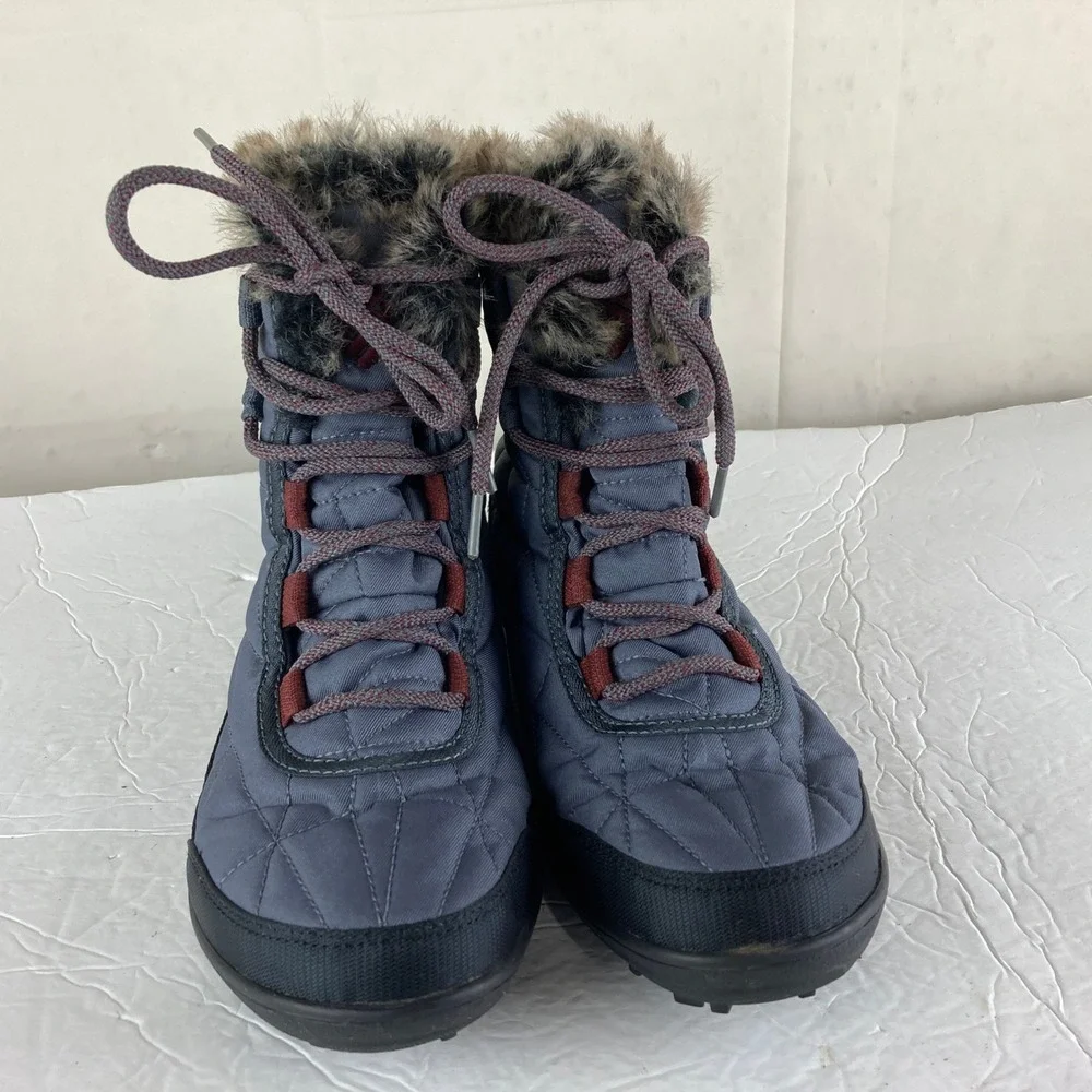 Columbia Minx Mid II Winter Boots Women Sz 9 Waterproof Faux Fur Gorpcore 2.